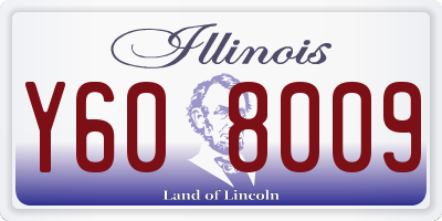 IL license plate Y608009