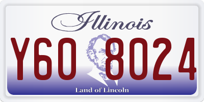 IL license plate Y608024