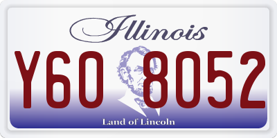IL license plate Y608052