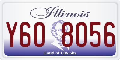 IL license plate Y608056