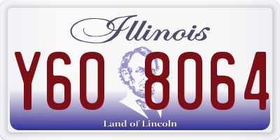 IL license plate Y608064