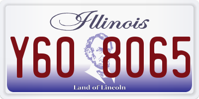 IL license plate Y608065
