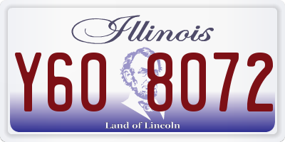 IL license plate Y608072