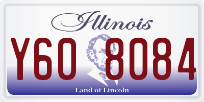 IL license plate Y608084