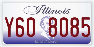IL license plate Y608085