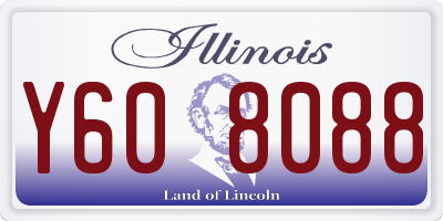 IL license plate Y608088
