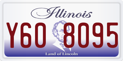 IL license plate Y608095