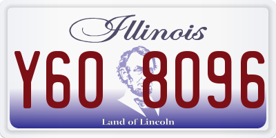 IL license plate Y608096