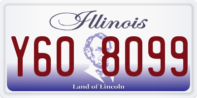 IL license plate Y608099