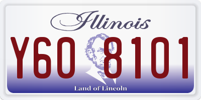IL license plate Y608101