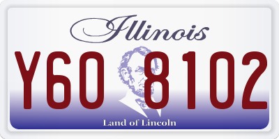 IL license plate Y608102