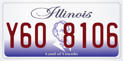 IL license plate Y608106