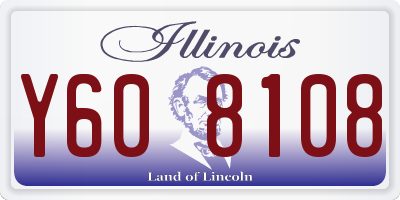 IL license plate Y608108