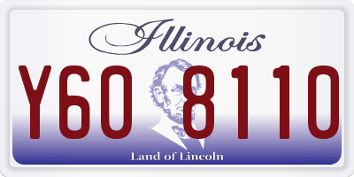 IL license plate Y608110
