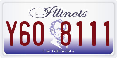 IL license plate Y608111
