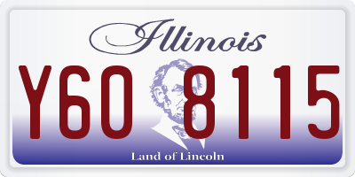 IL license plate Y608115