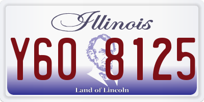 IL license plate Y608125