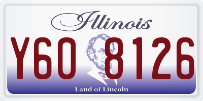 IL license plate Y608126