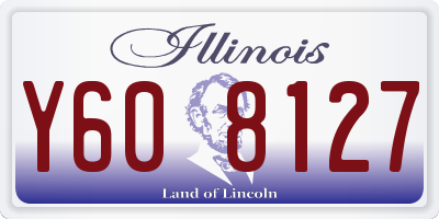 IL license plate Y608127