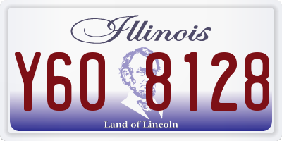 IL license plate Y608128