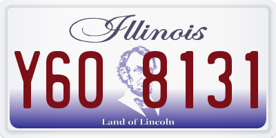 IL license plate Y608131