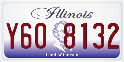 IL license plate Y608132