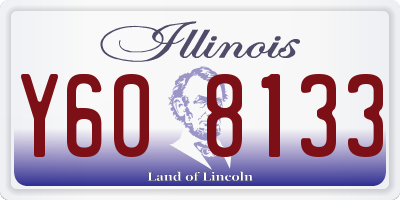 IL license plate Y608133