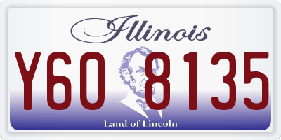 IL license plate Y608135