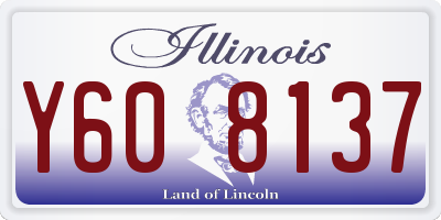 IL license plate Y608137