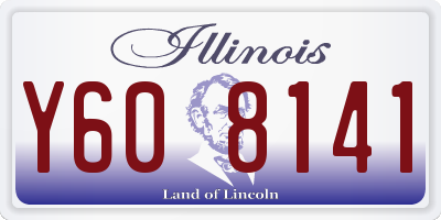 IL license plate Y608141