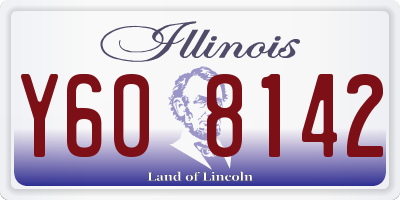 IL license plate Y608142
