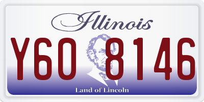 IL license plate Y608146