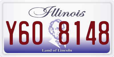 IL license plate Y608148