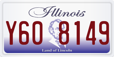 IL license plate Y608149