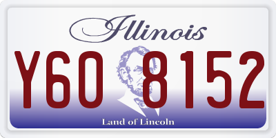 IL license plate Y608152