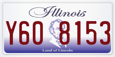 IL license plate Y608153
