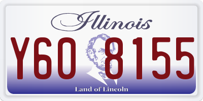IL license plate Y608155