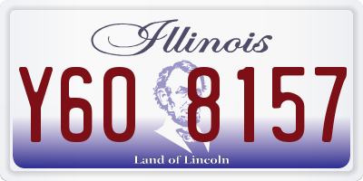 IL license plate Y608157