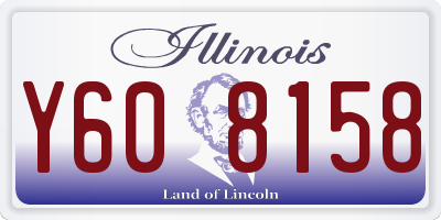 IL license plate Y608158
