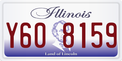 IL license plate Y608159