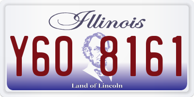 IL license plate Y608161