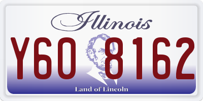 IL license plate Y608162