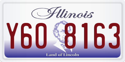 IL license plate Y608163