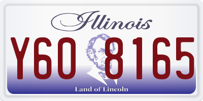 IL license plate Y608165