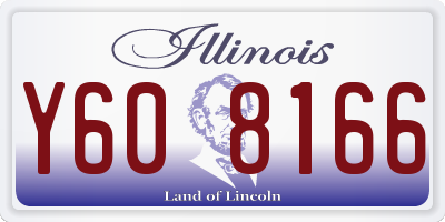 IL license plate Y608166