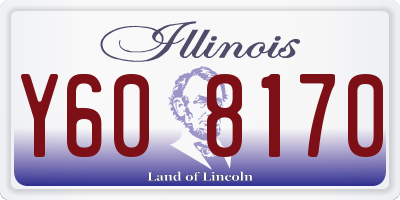IL license plate Y608170