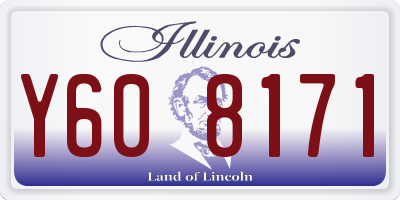 IL license plate Y608171