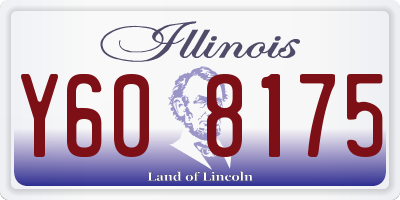 IL license plate Y608175