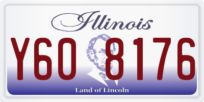 IL license plate Y608176