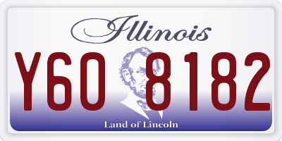 IL license plate Y608182